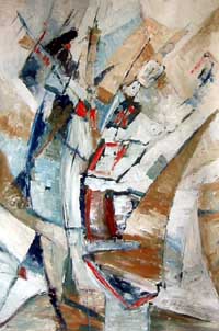 2003 Gouache sur papier 99x54 cm