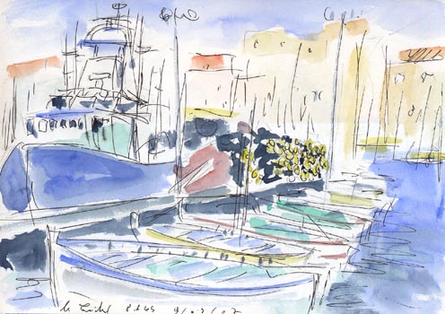 2007 La Ciotat "Le Port" (carnet bleu) 15x21 cm