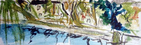 2006 "Pont Aven" Bretagne 15x46 cm