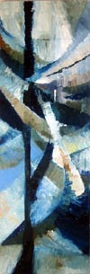 2007 "Bretagne" huile sur toile 150x50 cm (vendu)