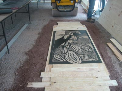 OCTON gravure sur bois