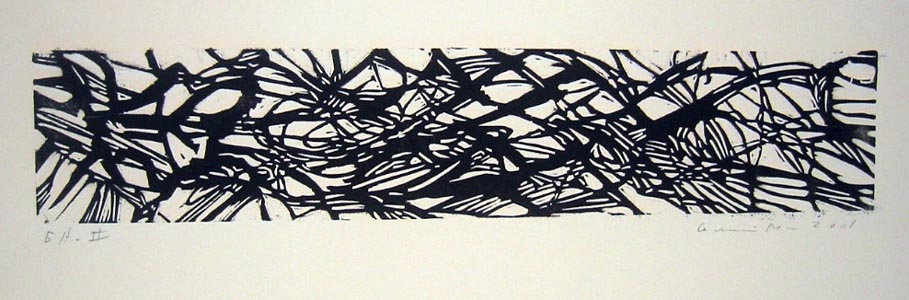 2008 linogravure 7,5x39,5 cm