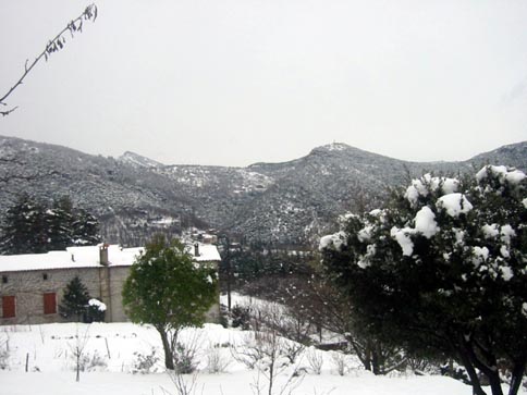 8 mars 2010 neige  Roquedur