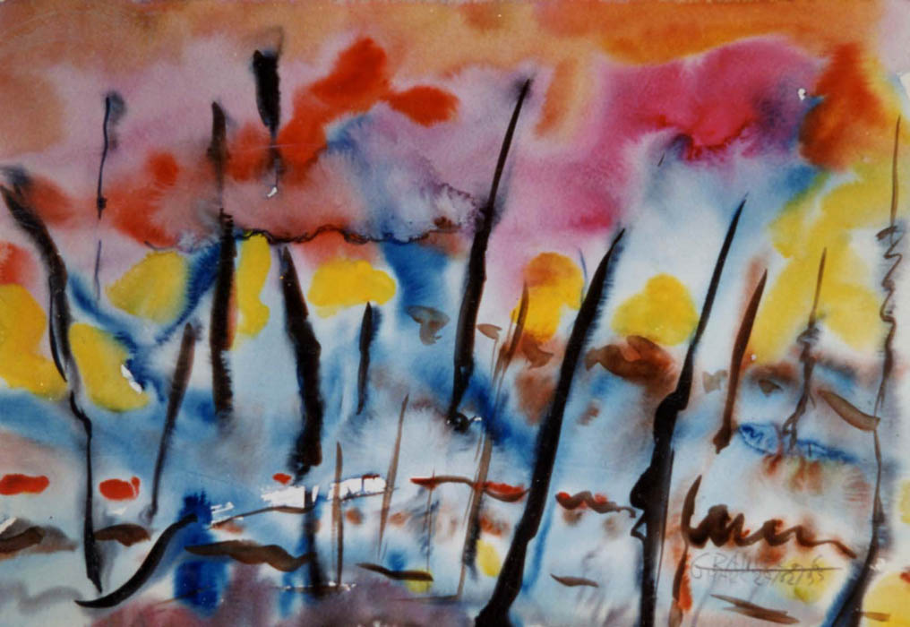 1994 aquarelle 50 x 70 (Vendu)