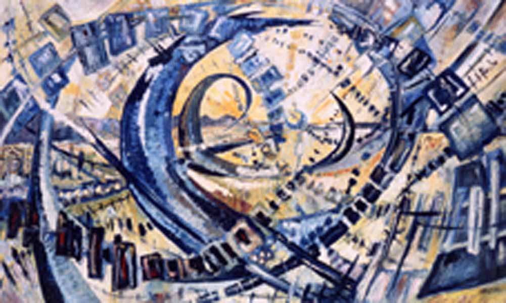 huile sur toile 100 x 200 cm 1996