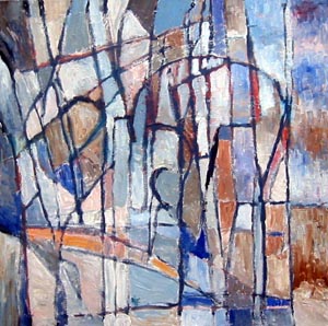 2007 "Bretagne" huile sur toile 80 x 80 cm (vendu)